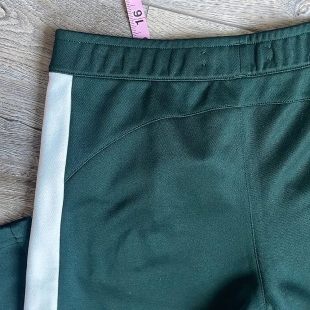 Tory Burch pants Tory sport size XS, dark green, white stripe, athletic
